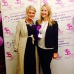 Claudia with Kate Hardcastle at the Positive Image Month event 2013