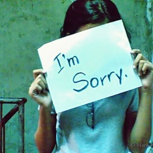 Read more about the article When you say sorry, you are standing up to yourself with respect