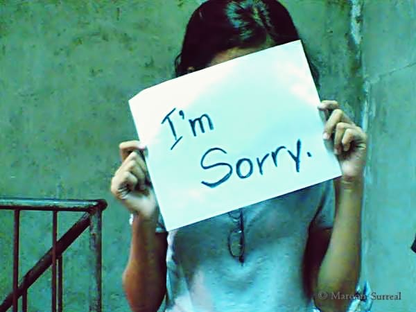 You are currently viewing When you say sorry, you are standing up to yourself with respect